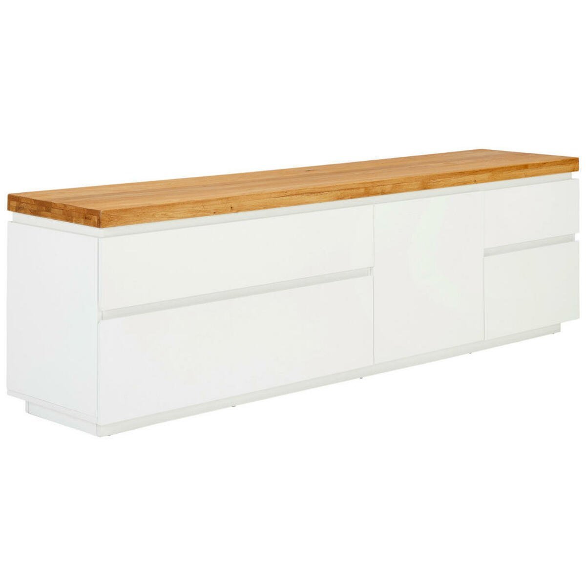 Lowboard Holz Weiß