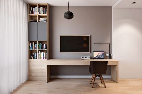 Schreibtisch Im Wohnzimmer