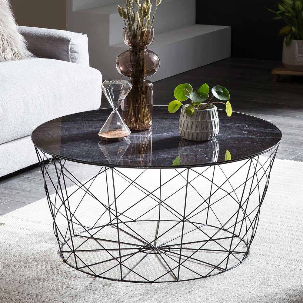 Schwarzer Glas Couchtisch Schwarzer Glas Couchtisch